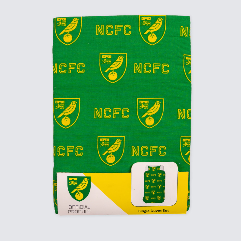 NCFC Crest Single Duvet
