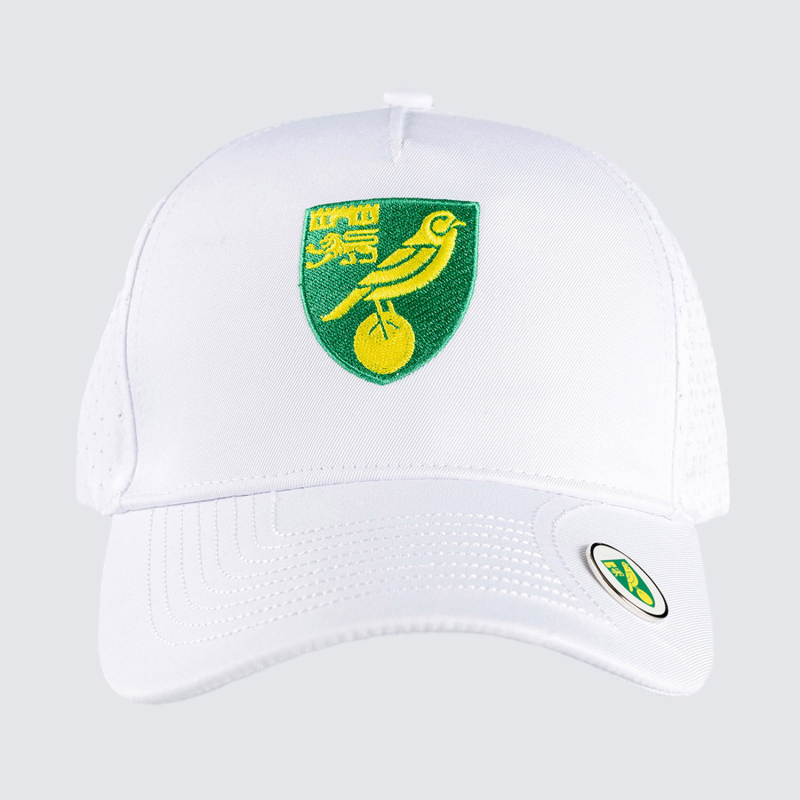 White Golf Crest Cap