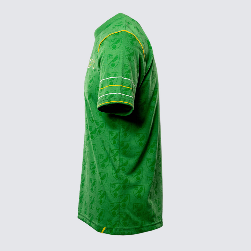 Adult Green Repeat Crest T-Shirt