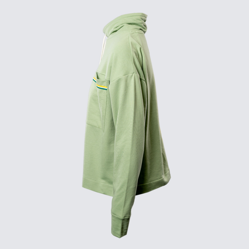 Womens High Neck Sweat Top