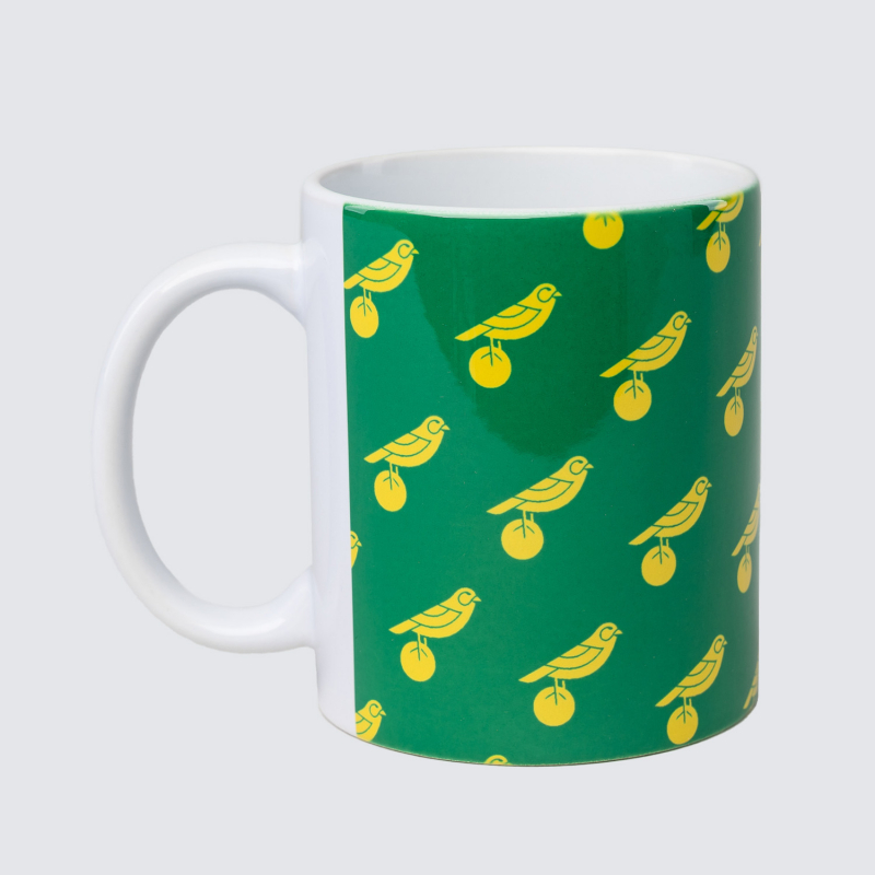 Repeat Canary on ball Mug