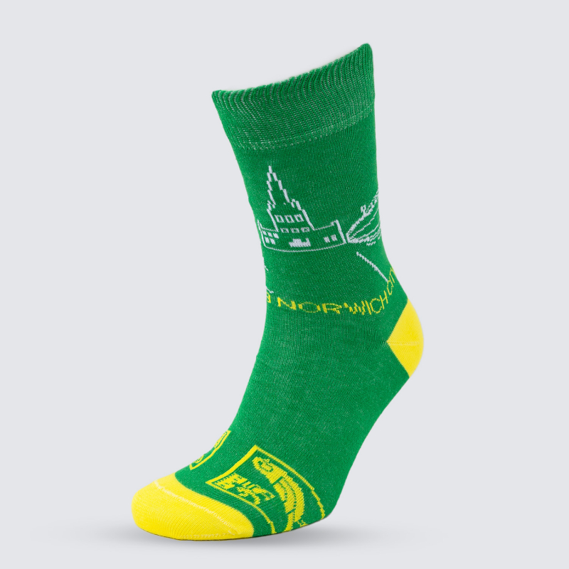 Green Skyline Socks