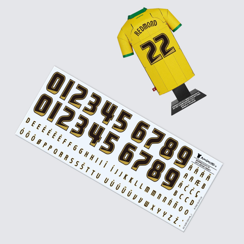 Norwich City 2015 Metal Play-Off Final Shirt