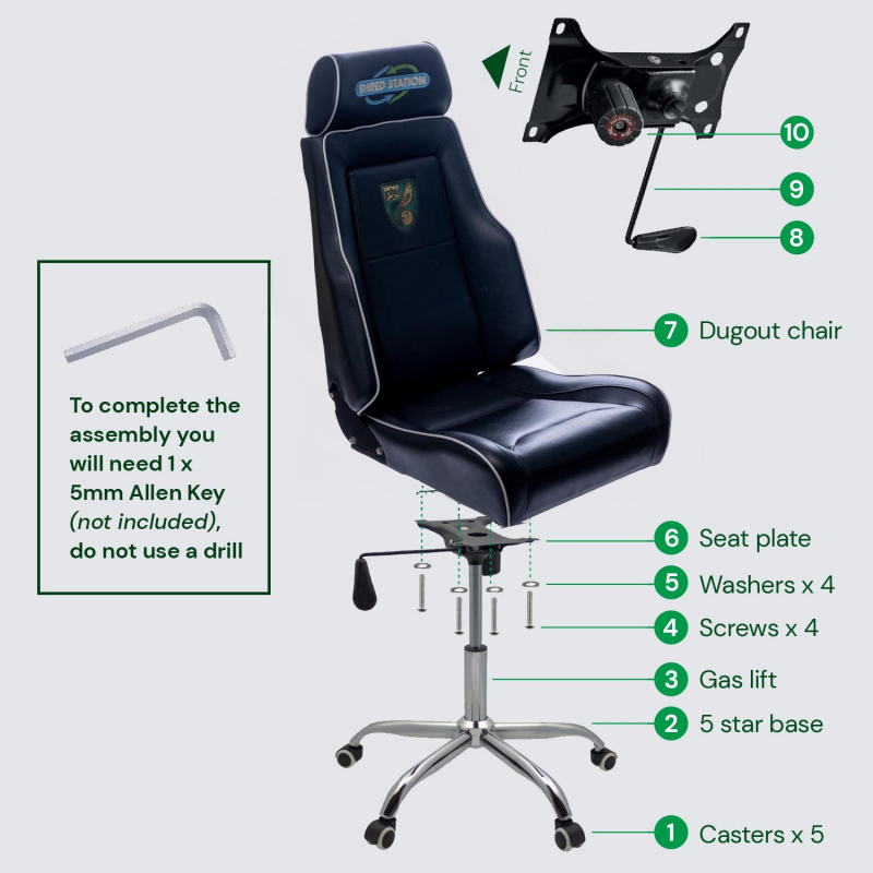 2016/17 - 17/18 - 18/19 Dugout Chair - Converted