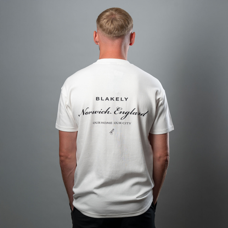 Blakely x NCFC Script T-Shirt White
