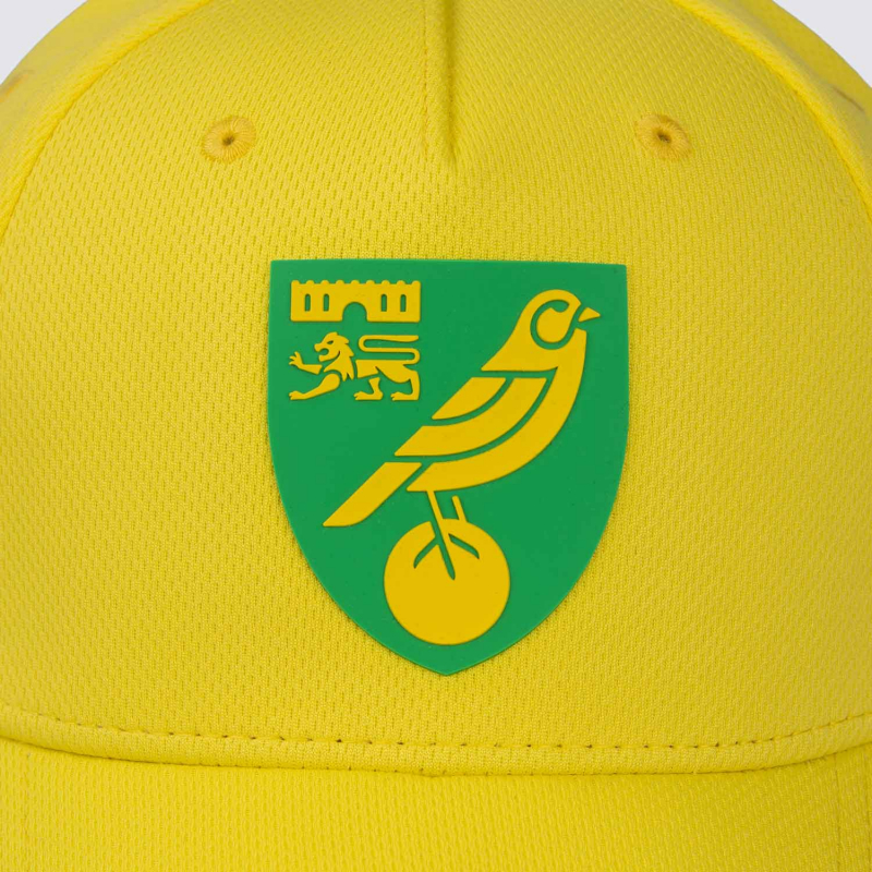 Norwich City Wicking Crest Cap Yellow