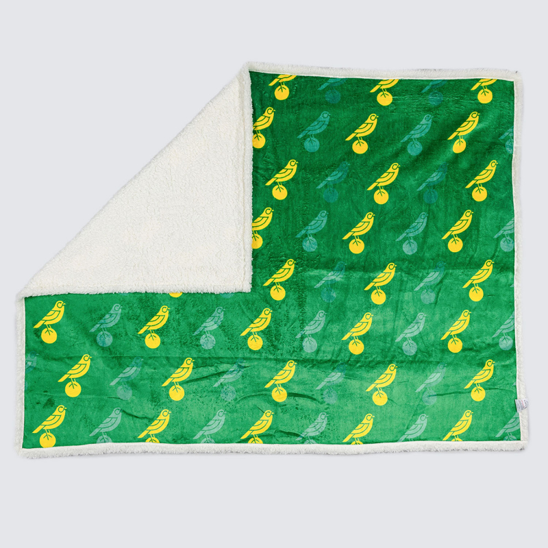 Luxury Sherpa Crest Fleece Blanket