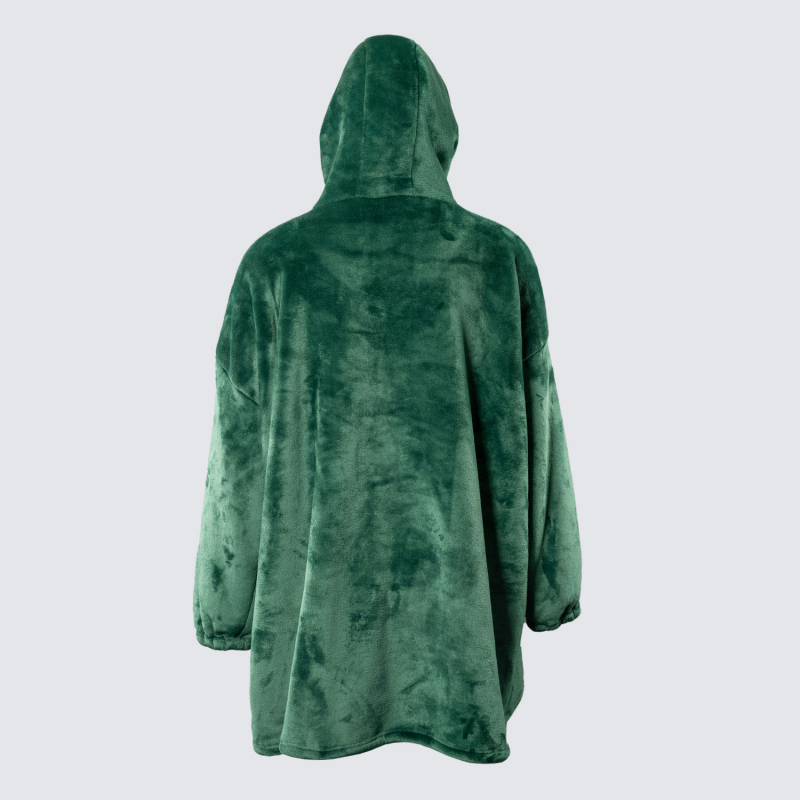 Luxury Debossed Crest Sherpa Hoodie Adult