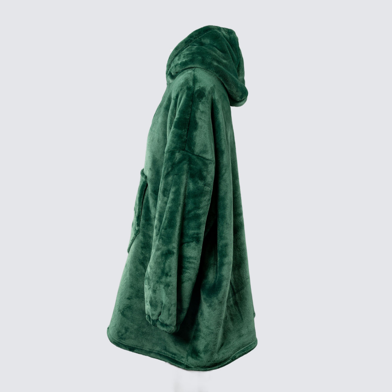 Luxury Debossed Crest Sherpa Hoodie Junior