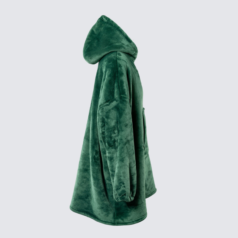 Luxury Debossed Crest Sherpa Hoodie Junior