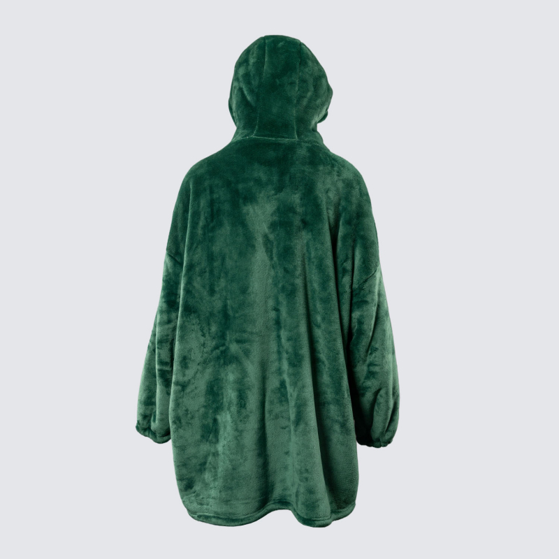 Luxury Debossed Crest Sherpa Hoodie Junior