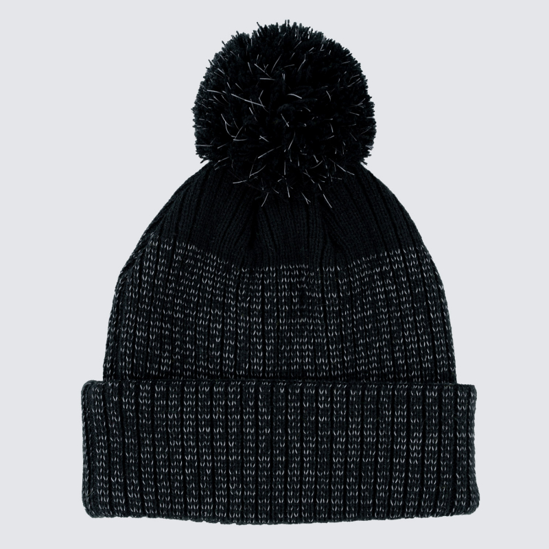 Norwich City Reflective Crest Bobble Hat