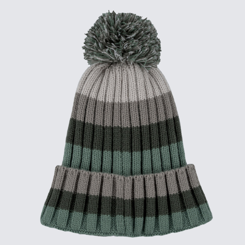 Norwich City Green Tonal Crest Bobble Hat