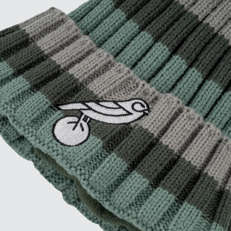 Norwich City Green Tonal Crest Bobble Hat