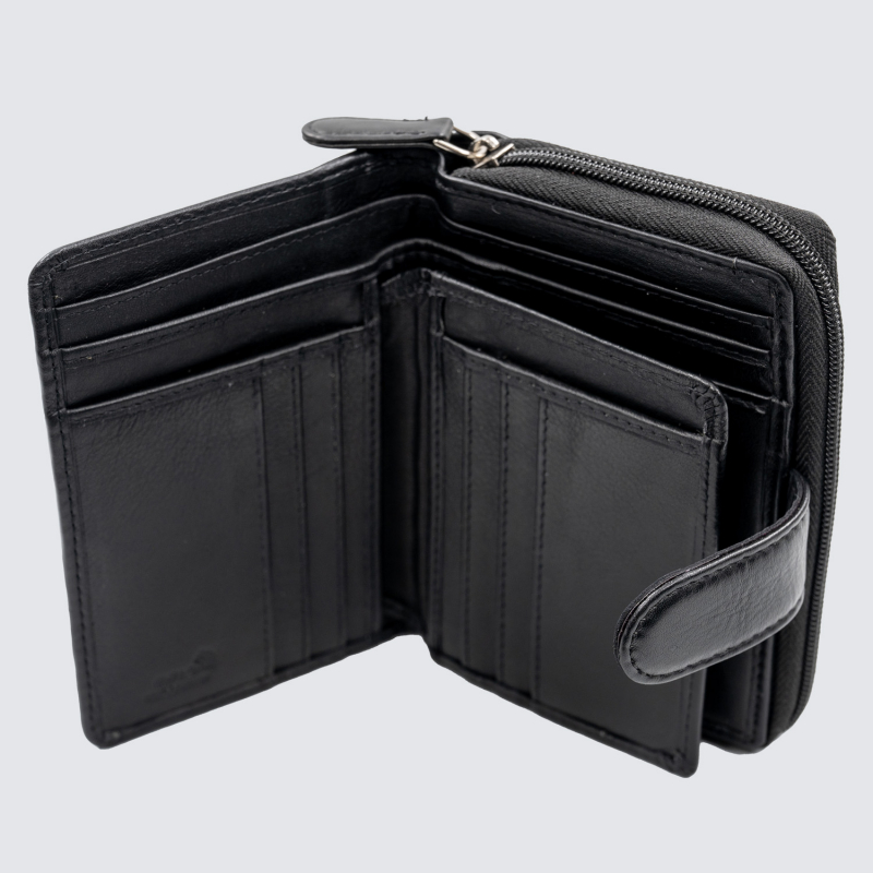 Ladies Black Leather Purse