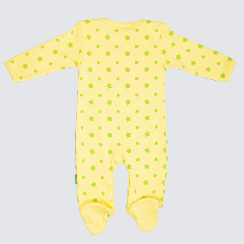 Norwich City Stars Sleepsuit Lemon