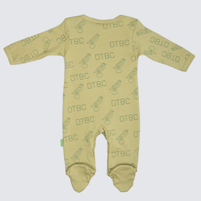 Norwich City Canary Sleepsuit Sage