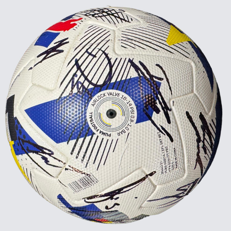 EFL 25/26 Issued Matchball - Squad Signed