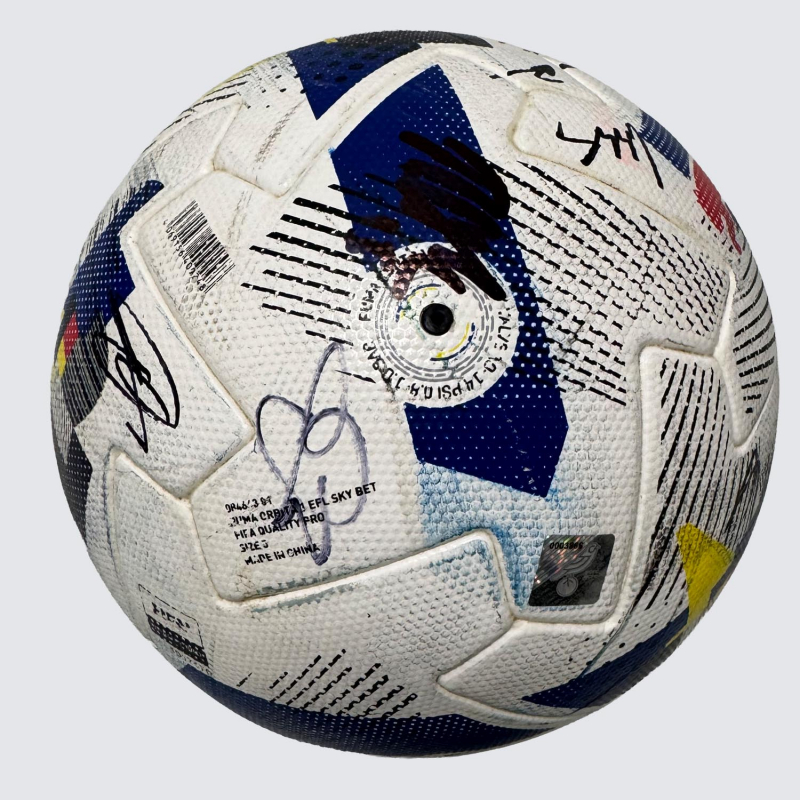 EFL 25/26 Issued Matchball - Squad Signed