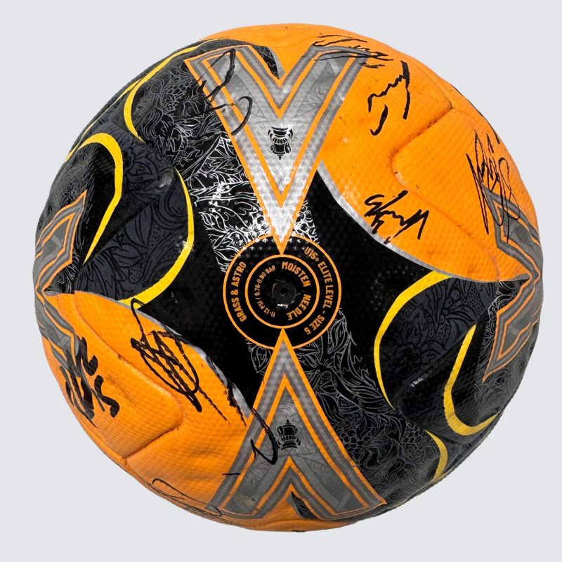 FA Cuo 25/26 Issued Matchball - Squad Signed