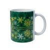 Green Crest Fairisle Xmas Mug
