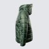 Womens Green Crest Quilted Jacket