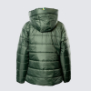 Womens Green Crest Quilted Jacket
