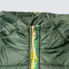 Womens Green Crest Quilted Jacket