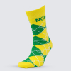 Argyle Ylw/Grn Pitch Socks