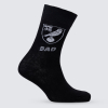 Black Tonal Dad Socks