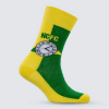 NCFC Yellow Green Clock Socks