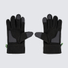 Norwich City Black Fleece Gloves Adult