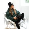 Blakely Borg Isabel Oversized Hoodie Green