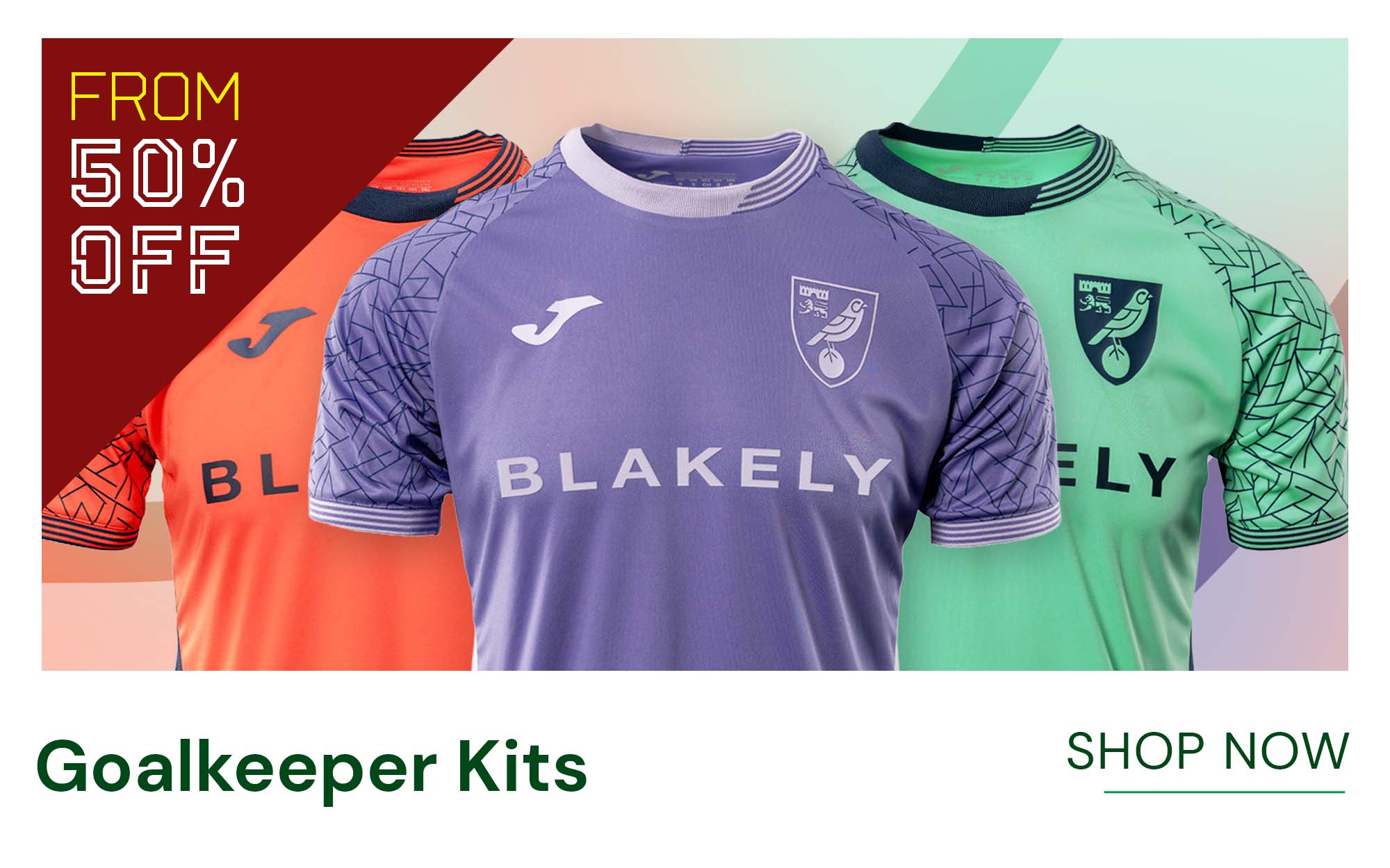 From 50% Off | 2025/26 Goalkeeper Kits | Shop Now