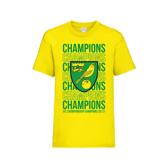 Champions Crest T-Shirt Yellow