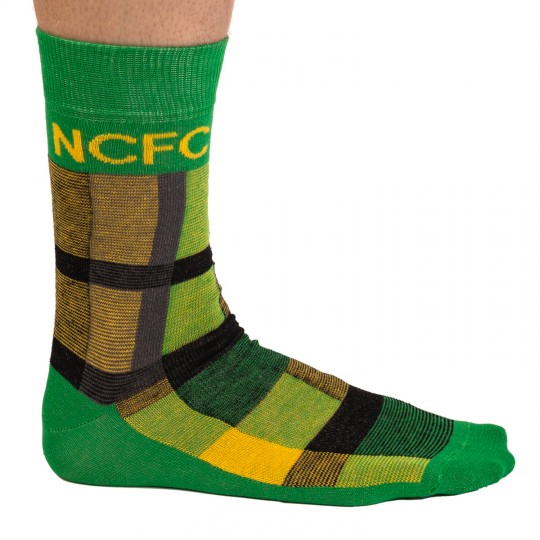 NCFC Striped Square Socks