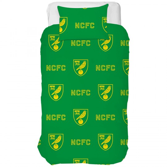 NCFC Crest Single Duvet