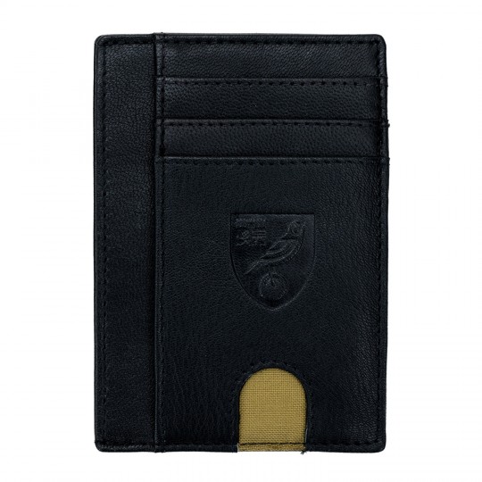 Real Leather Card Holder - Black
