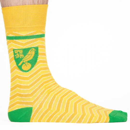 1986 Yellow Retro Socks