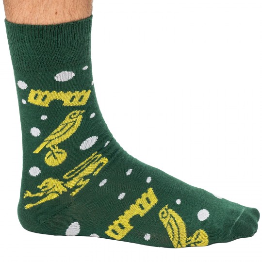 Christmas Crest Socks 