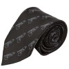 Black Repeated Canary Tie