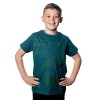 Kids Green Slanted Crest T-Shirt