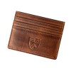 Real Leather Card Holder - Brown