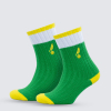 NCFC Green Ribbed Socks