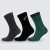 NCFC 3pk Canary On Ball Bamboo Socks