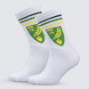 White Colour Crest Sports Socks
