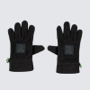 Norwich City Black Fleece Gloves Juniors