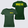Norwich City Womens Bubble Text T-Shirt Green