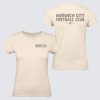 Norwich City Womens Bubble Text T-Shirt Natural