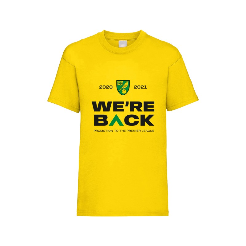 We Are Back Promotion T-Shirt Yellow